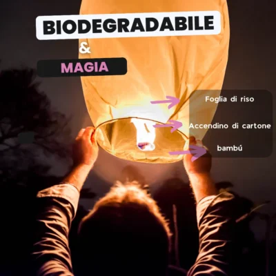 lanterne biodegradabile magia