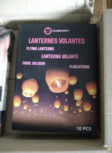 Lanterne Celeste Biodégradable Blanche photo review